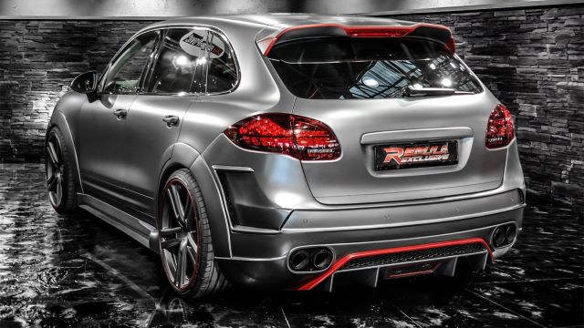 Porsche Cayenne Regula Exclusive arka difüzör