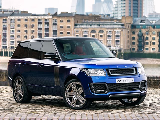 Kahn Range Rover 600 LE Bali Blue ön görünümü