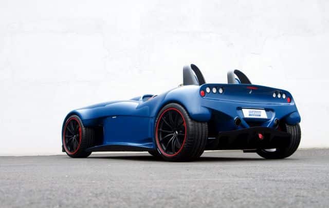 Wiesmann Spyder arka gövde tasarımı