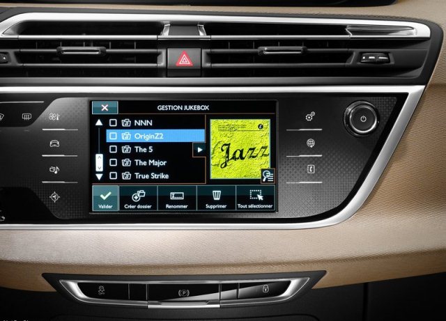 C4 Picasso dokunmatik multimedya ekranı