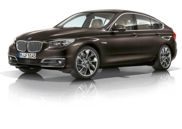 BMW 5 Series Gran Turismo önden üç çeyrek görünüm