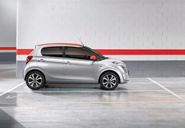 Citroen C1 yan profil görünümü