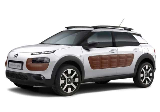 Citroen C4 Cactus ön üç çeyrek görünüm ve Airbump panelleri