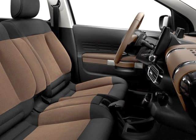 Citroen C4 Cactus ön koltuklar ve iç mekân