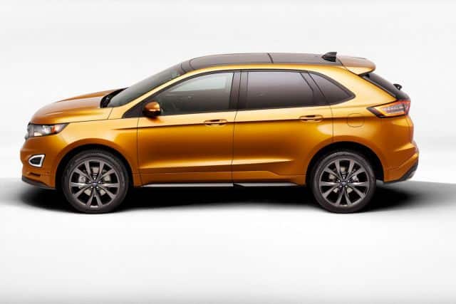 2015 Ford Edge önden üç çeyrek görünüm