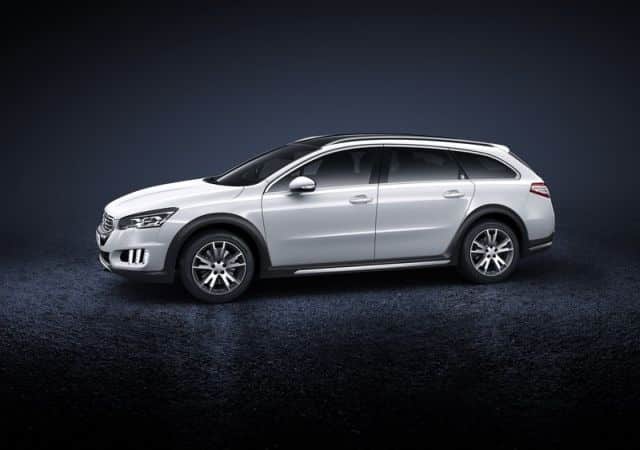 Peugeot 508 RXH makyajlı gövdenin yan profili