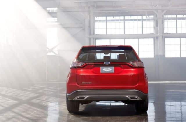 Ford Edge Concept arka üç çeyrek görünüm
