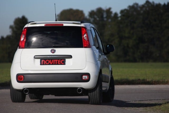 Fiat Panda Novitec dış tasarım paketinin yandan görünümü