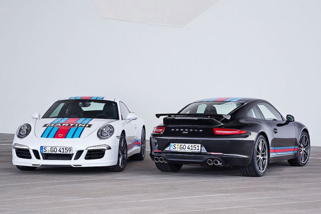 Porsche 911 Carrera S Martini Racing Edition dış görünümü