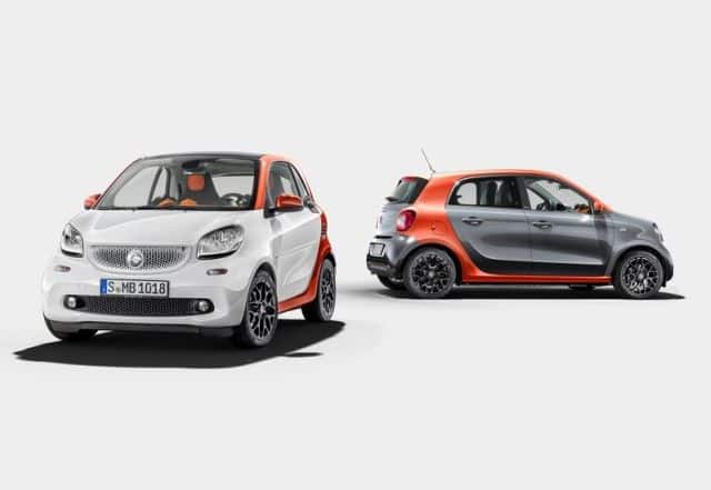 Smart Forfour ön koltuklar ve gösterge paneli