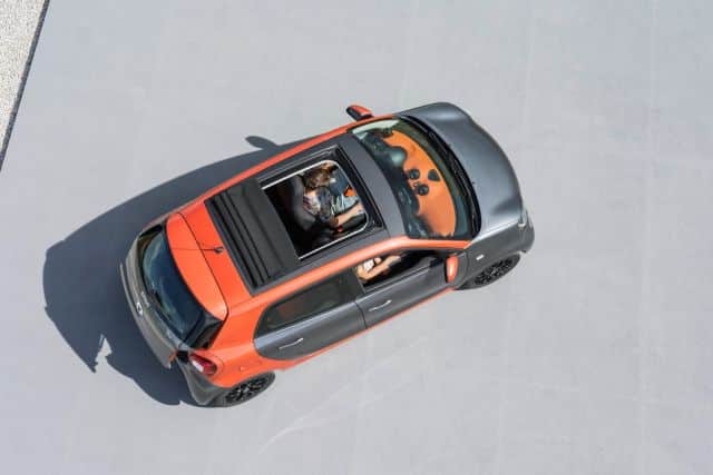 Smart Forfour arka üç çeyrek görünüm