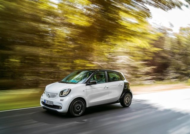Smart Forfour katlanmış arka koltuklar