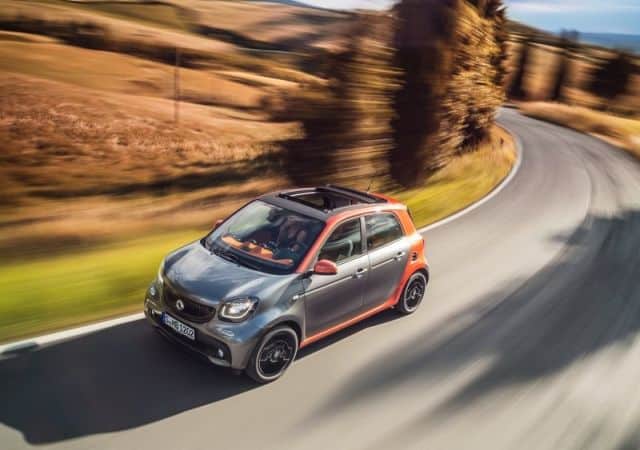 Smart Forfour gövde paneli ve tridion renk karşıtlığı