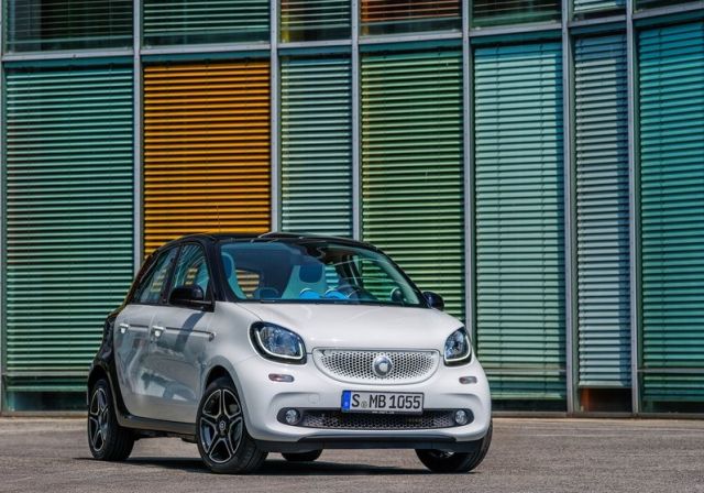Smart Forfour geniş açılan arka kapılar