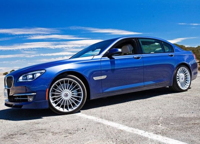 ALPINA B7 yan profil ve çok kollu jantlar