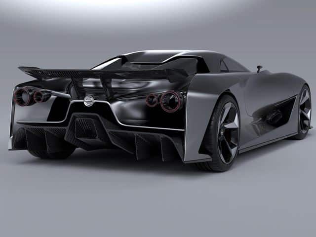 Nissan Vision Gran Turismo konseptinin aerodinamik yan yüzeyleri