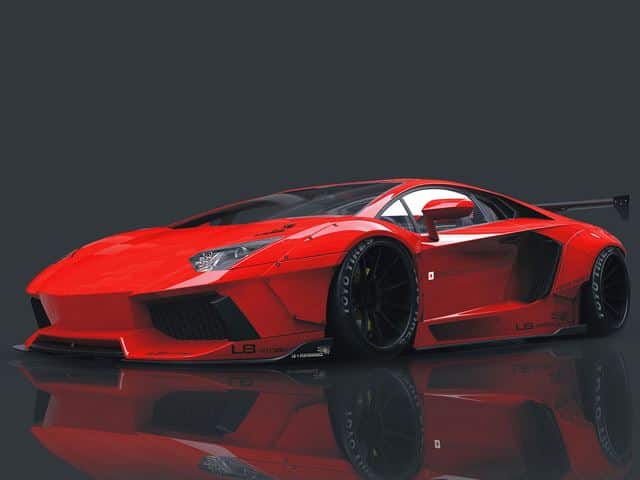 LAMBORGHINI AVENTADOR tuned by LIBERTY WALK