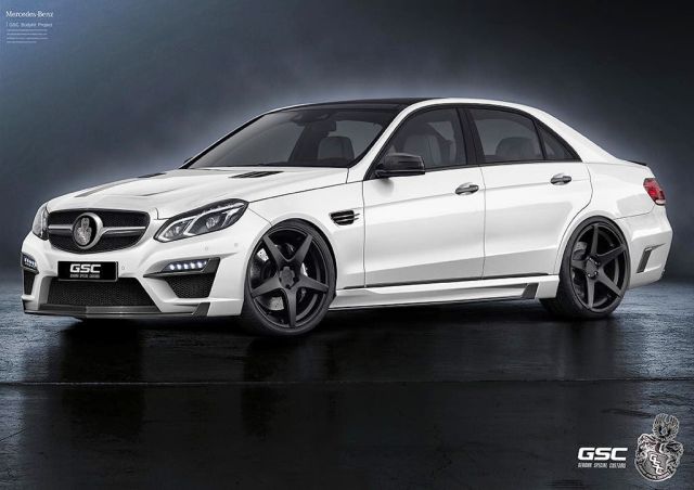 Mercedes E-Class German Special Customs ön tasarım çizimi