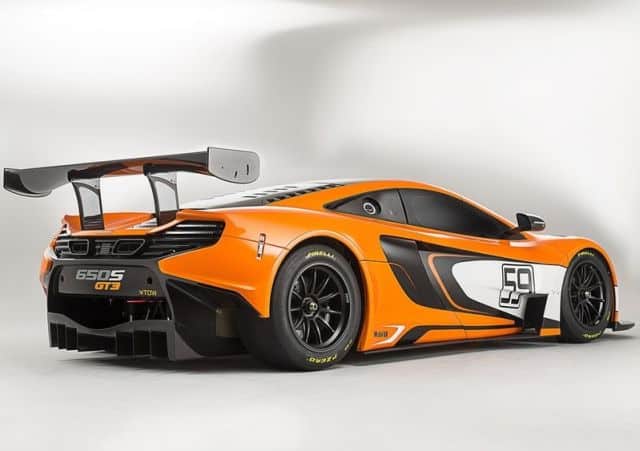 McLaren 650S Gt3 otomobil arşiv görseli
