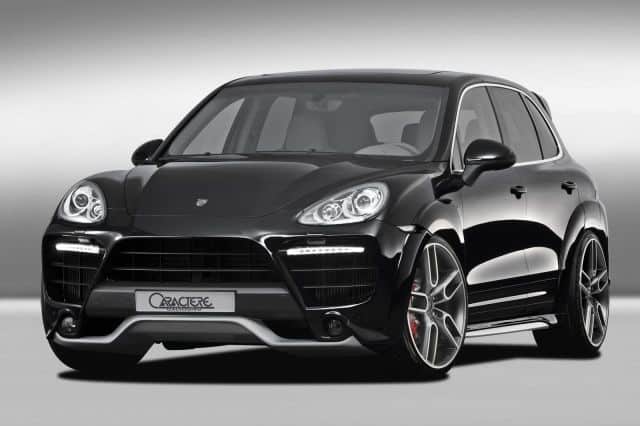 Porsche Cayenne Caractere Exclusive ön tampon ve yan profil