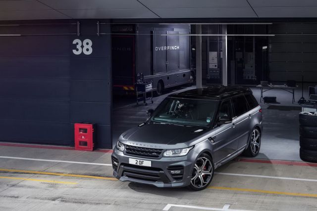 Overfinch Range Rover Sport yan görünüm arşiv fotoğrafı