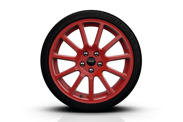 Megane RS 275 Trophy R kırmızı Speedline jant