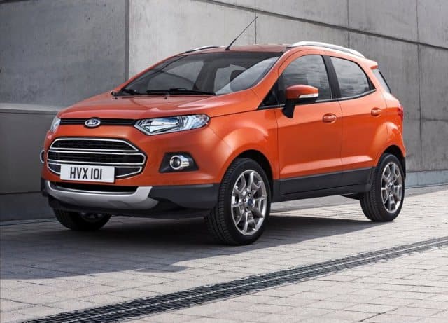 EcoSport Avrupa sürümü yan ve ön gövde görünümü