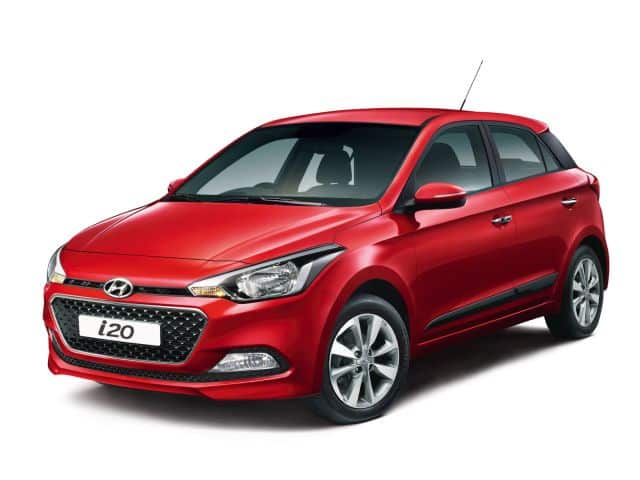 Hyundai i20 ikinci nesil kırmızı gövde ön görünüm