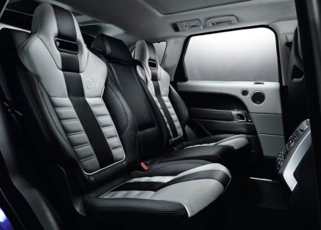 Range Rover Sport SVR arka koltukları