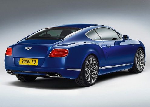 Bentley GT Speed coupe gövde görünümü