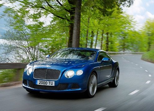 Bentley GT Speed arka üç çeyrek görünümü