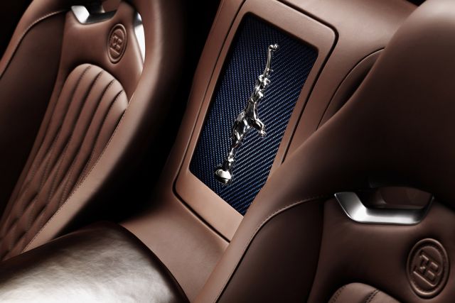 Bugatti Ettore Bugatti özel serisi kabin detayı