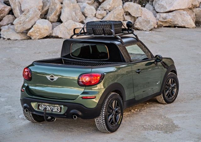 MINI Paceman pickup konsepti arka kasa tasarımı