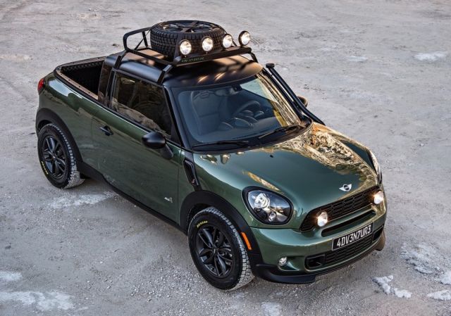 MINI Paceman pickup konsepti yan profil