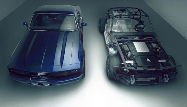 Equus Bass 770 LS9 V8 motor bölümü