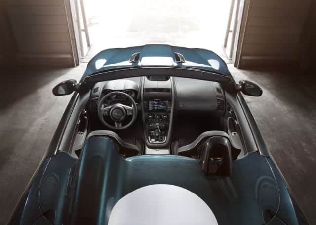 Jaguar Project 7 kokpiti üstten görünüm