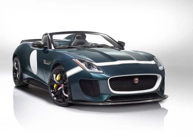 Jaguar F-TYPE Project 7 önden üç çeyrek görünüm