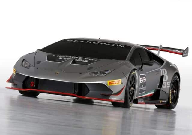 Huracan LP 620-2 Super Trofeo yandan görünüm