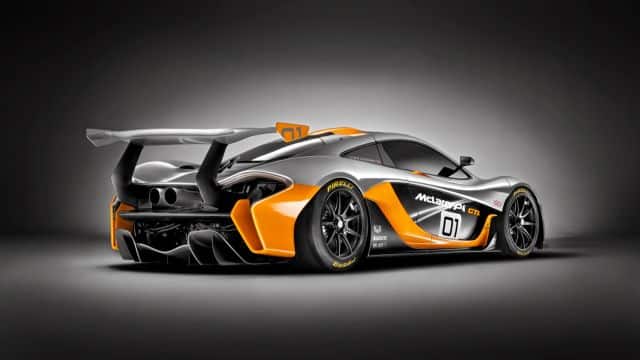 McLaren P1 GTR tasarım konsepti