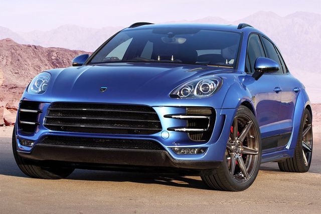 TopCar Ursa gövde kitli Porsche Macan ön görünümü