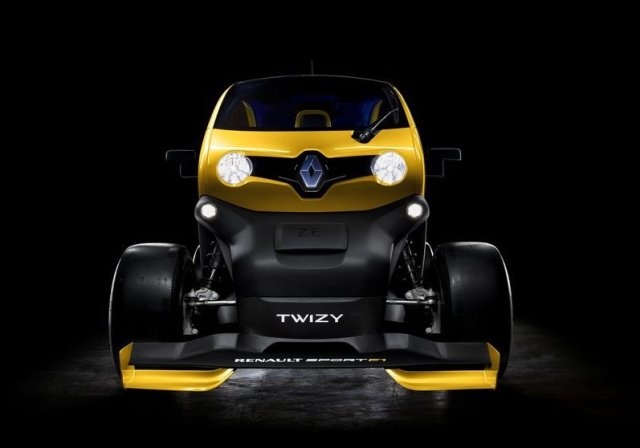 Renault Twizy RS F1 Concept önden görünüm ve ön ayırıcı