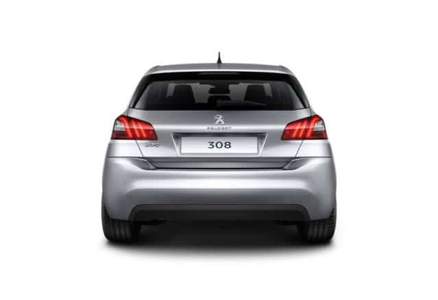 Gümüş renkli Peugeot 308 hatchback