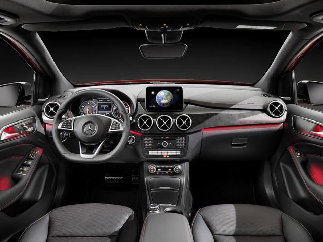 Mercedes-Benz B-Class kabin görünümü