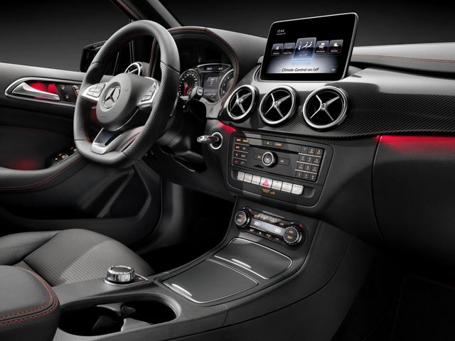 Mercedes-Benz B-Class iç mekan ayrıntıları