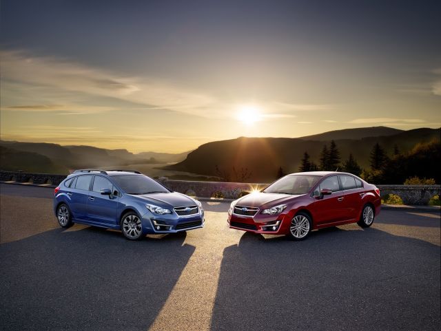 2015 Subaru Impreza önden üç çeyrek görünüm