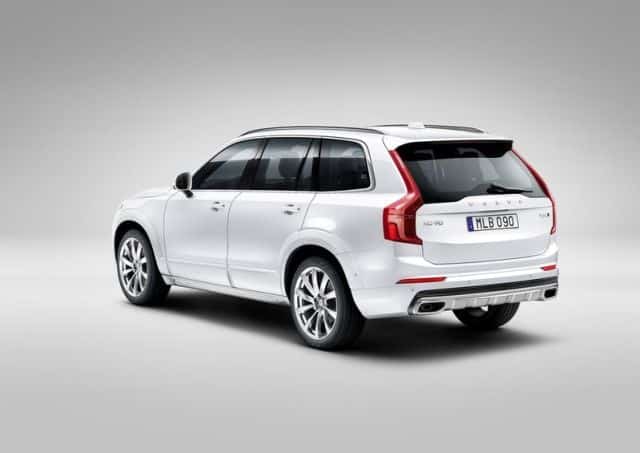 XC90 arka üç çeyrek tasarımı