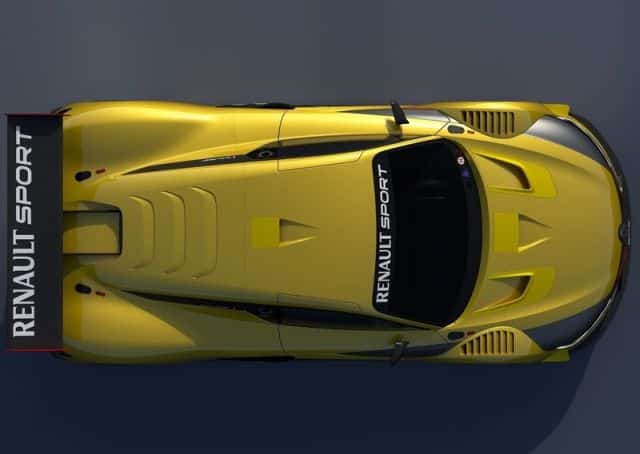 Renault R.S. 01 üstten görünüm