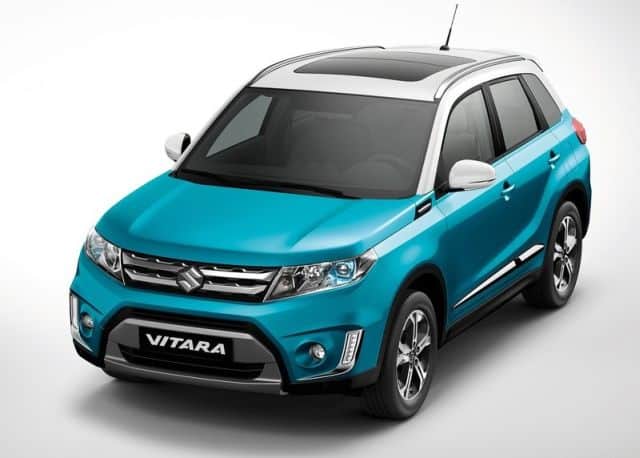 Vitara beyaz tavanlı ön üst görünümü
