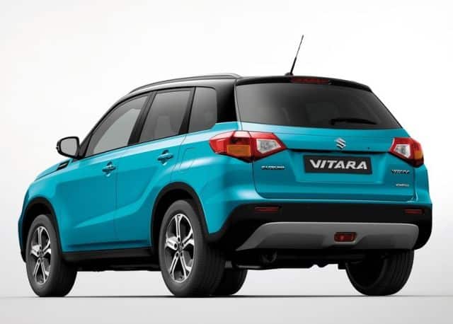 Vitara arka üç çeyrek görünümü