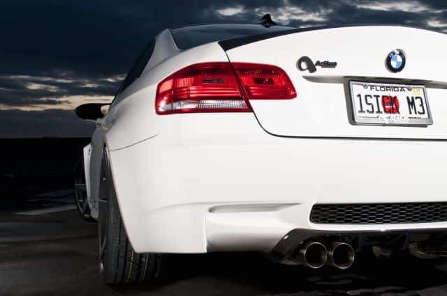 Active Autowerke logolu BMW E92 M3 arka detay
